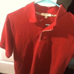 Burberry Red Polo